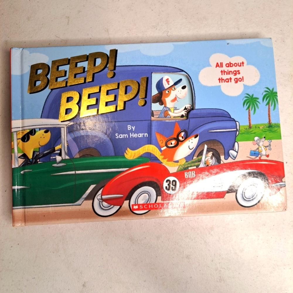 Beep beep! scholastic children's bookBeep! 3+
